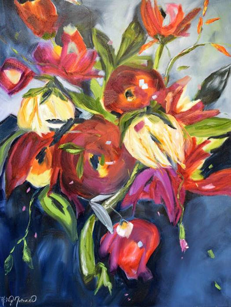 Beatta's Brilliant Idea painting Kathy Morawiec - Christenberry Collection