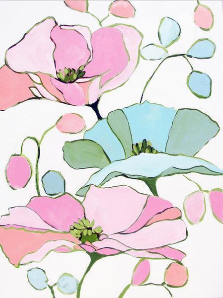 Pocket Full of Poppies painting Kristin Cooney - Christenberry Collection