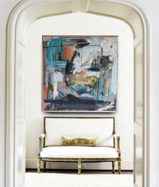 Modern Love painting Kym De Los Reyes - Christenberry Collection