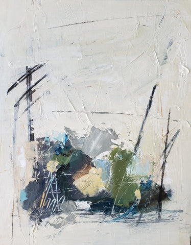 Salty Sea painting Kym De Los Reyes - Christenberry Collection