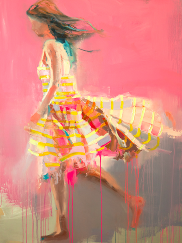 Blushing Wind painting Teil Duncan - Christenberry Collection