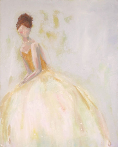 Sitting Pretty painting Kristin Cooney - Christenberry Collection
