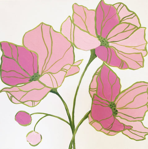 Small Floral IV painting Kristin Cooney - Christenberry Collection