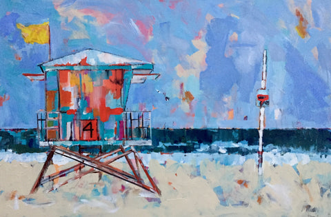 Stand Four painting Molly Wright - Christenberry Collection