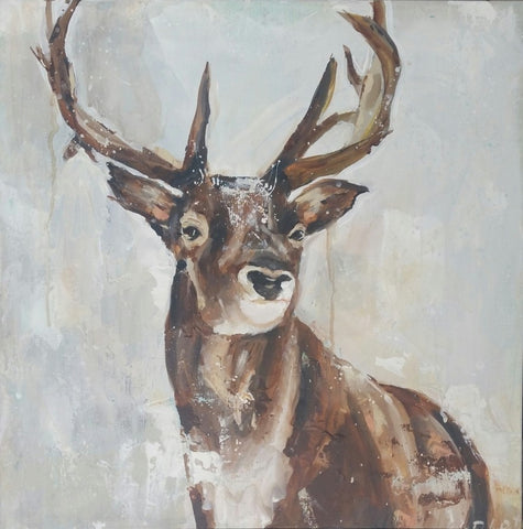 The Stag painting Kym De Los Reyes - Christenberry Collection