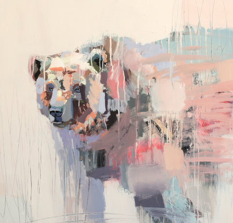 Grizzly Gaze painting Teil Duncan - Christenberry Collection
