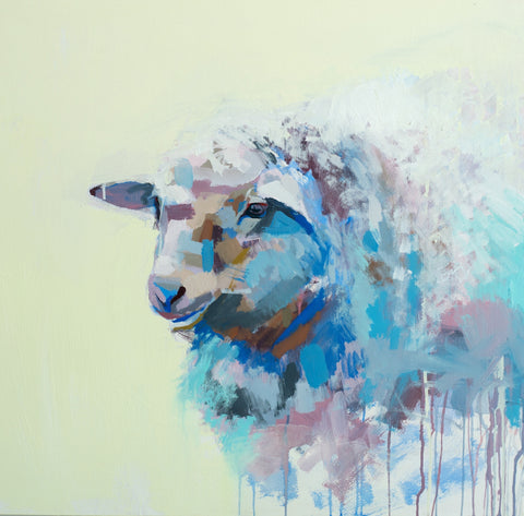 Friendly Fluff painting Teil Duncan - Christenberry Collection
