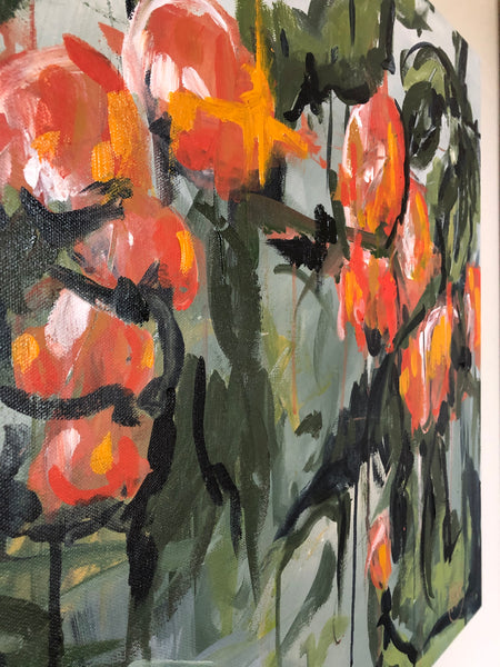The Orange Tree I painting Powers Tanis - Christenberry Collection