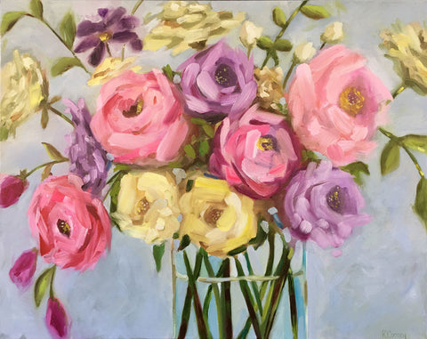 Vase of Wishes painting Kristin Cooney - Christenberry Collection