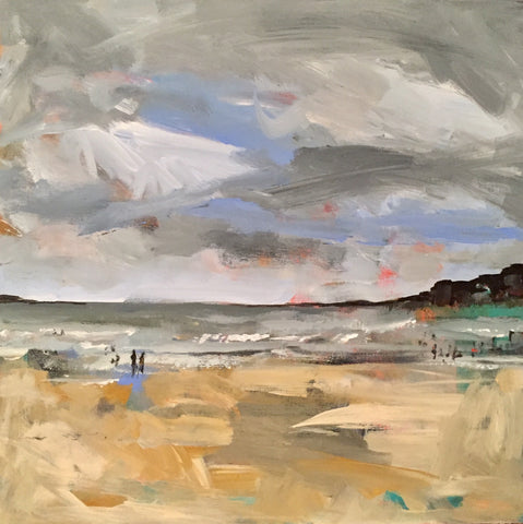 Water's Edge painting Molly Wright - Christenberry Collection