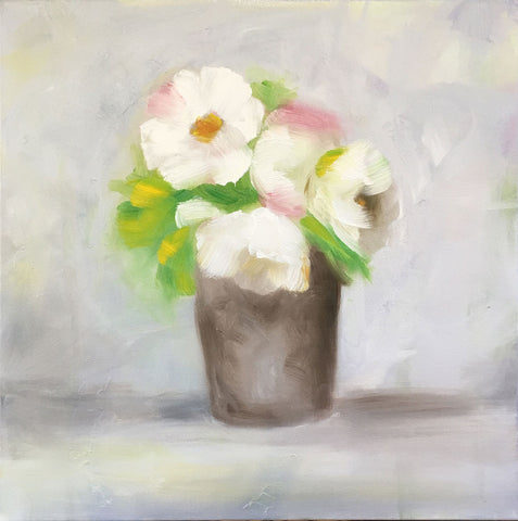 Whispy Bunch painting Kristin Cooney - Christenberry Collection