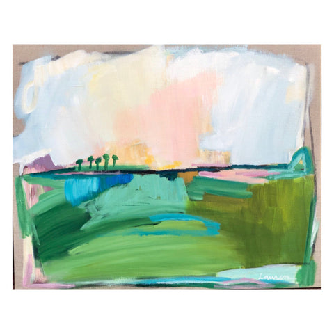 Brighter Days V painting Lauren Roberts - Christenberry Collection