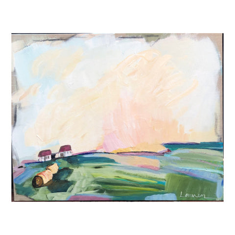 Brighter Days VI painting Lauren Roberts - Christenberry Collection
