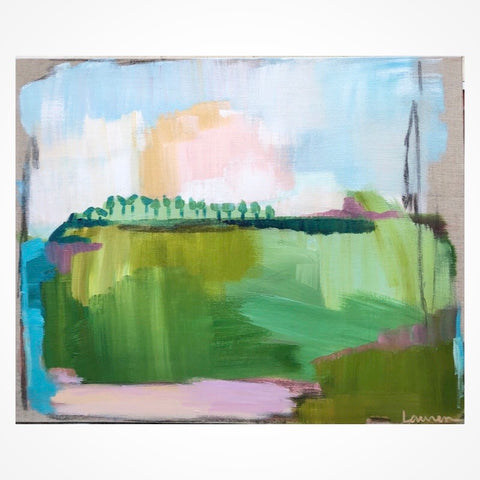 Brighter Days IV painting Lauren Roberts - Christenberry Collection