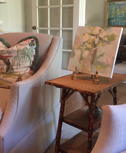 Wild Flowers painting Ann Schwartz - Christenberry Collection