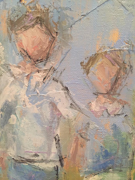 Brothers painting Ann Schwartz - Christenberry Collection