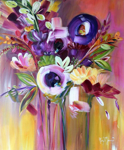 Cabernet Kinda Day painting Kathy Morawiec - Christenberry Collection