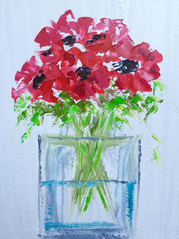 Canvas Board Mini 001 painting Emma Bell - Christenberry Collection