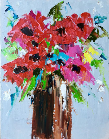 Canvas Board Mini 002 painting Emma Bell - Christenberry Collection