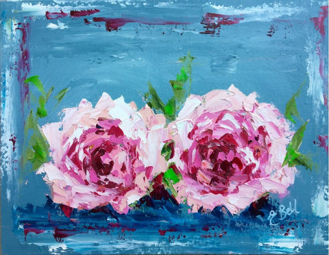 Canvas Board Mini 003 painting Emma Bell - Christenberry Collection