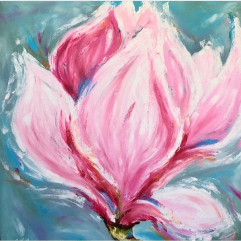 Spring Magnolia painting Emma Bell - Christenberry Collection