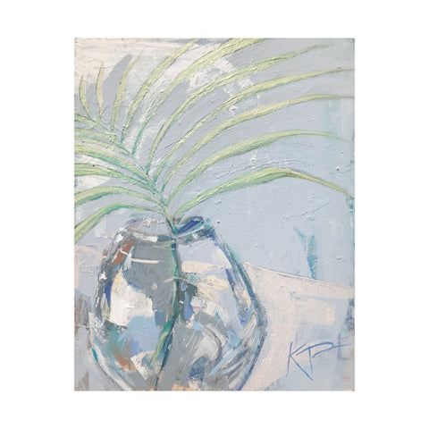 Peaceful Frond painting Kelly Pelfrey - Christenberry Collection
