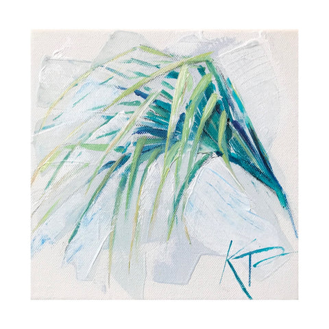 Original Palm Frond 1 painting Kelly Pelfrey - Christenberry Collection