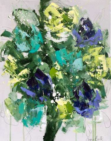 Mother's Spring Bloom painting Emma Bell - Christenberry Collection