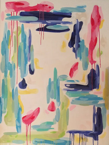 Sorbet and Sunshine painting Ashley Williams - Christenberry Collection