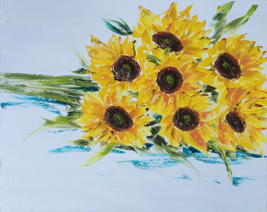 Sunshine Bunch Large painting Emma Bell - Christenberry Collection