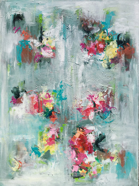 Emerging Blossoms painting Emma Bell - Christenberry Collection