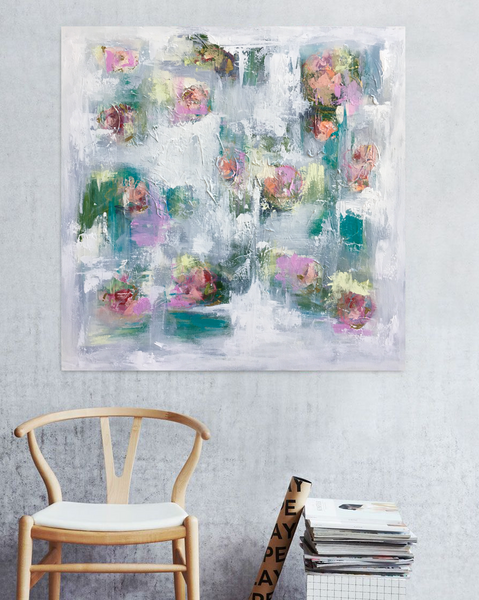 Emerging Blossom painting Emma Bell - Christenberry Collection