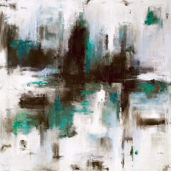 Smokey Mint Chocolate painting Emma Bell - Christenberry Collection