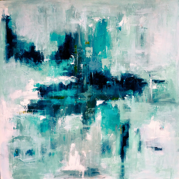Aquatic Mist painting Emma Bell - Christenberry Collection