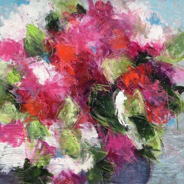Pink Sensations painting Emma Bell - Christenberry Collection