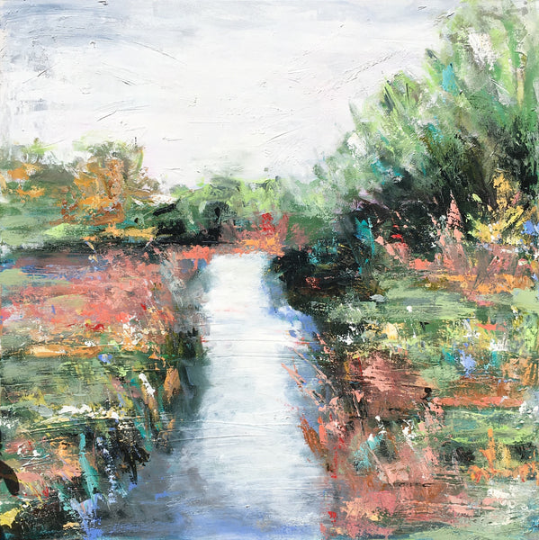 Carolina on the Waters painting Emma Bell - Christenberry Collection