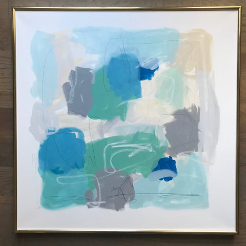 Muddled Hues II painting Ashley Williams - Christenberry Collection