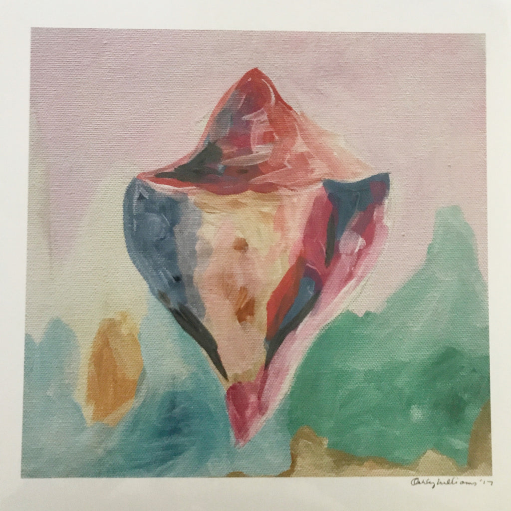 Conch 1 Print painting Ashley Williams - Christenberry Collection