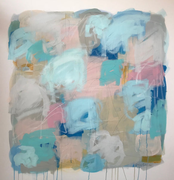 Peachy Hues painting Ashley Williams - Christenberry Collection