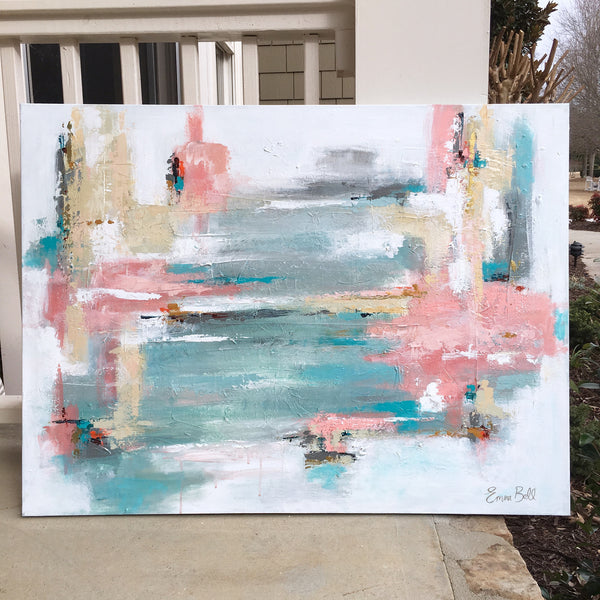 Ocean Haze painting Emma Bell - Christenberry Collection