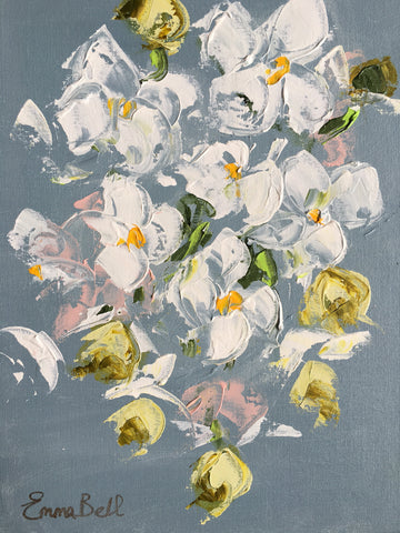 Mini Orchid I painting Emma Bell - Christenberry Collection
