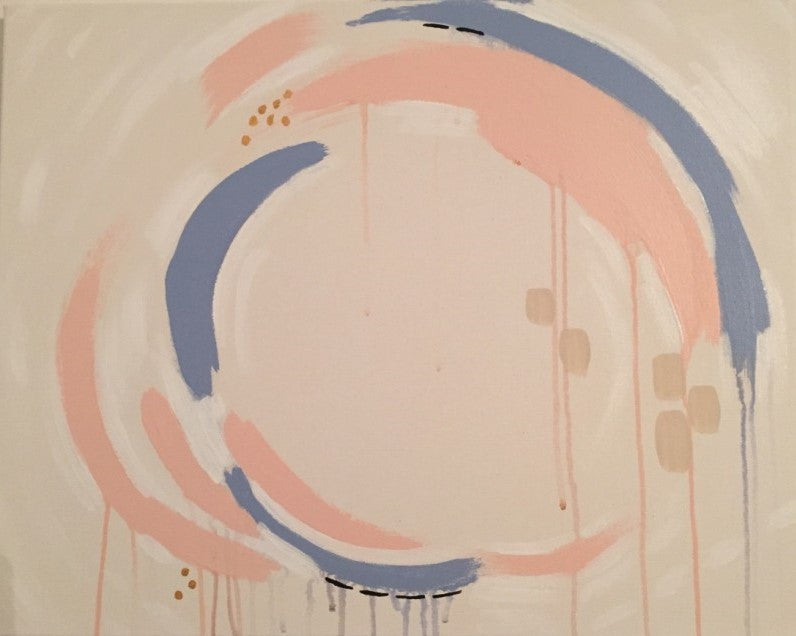 Serenity and Quartz No. 1 painting Ashley Williams - Christenberry Collection