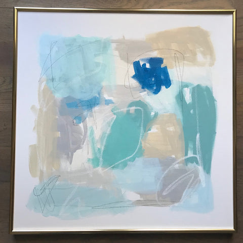 Muddled Hues III painting Ashley Williams - Christenberry Collection