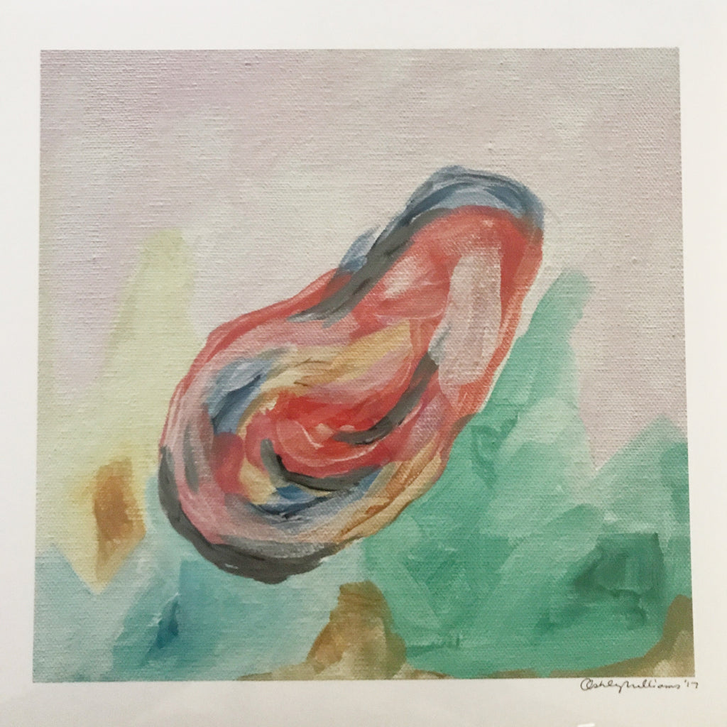 Oyster 1 Print painting Ashley Williams - Christenberry Collection