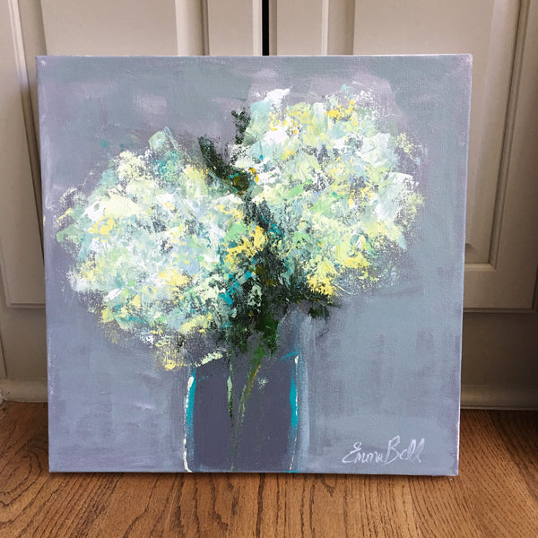 Hydrangeas for Mom painting Emma Bell - Christenberry Collection