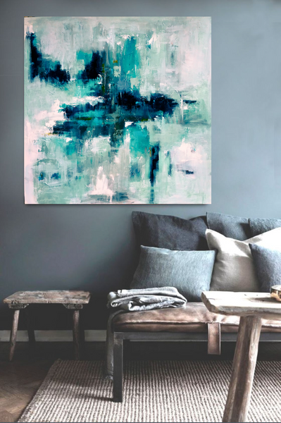 Aquatic Mist painting Emma Bell - Christenberry Collection