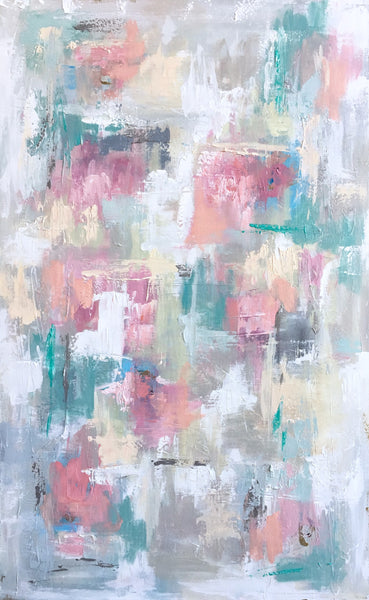 Muted Candy Haze painting Emma Bell - Christenberry Collection