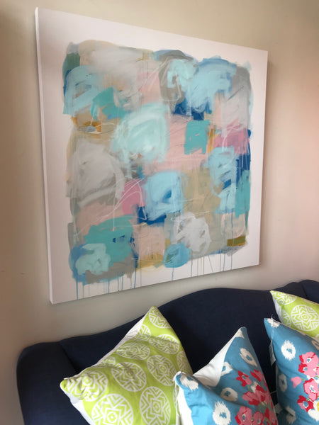 Peachy Hues painting Ashley Williams - Christenberry Collection