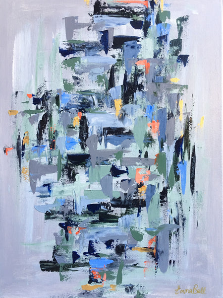 Gray Noise painting Emma Bell - Christenberry Collection