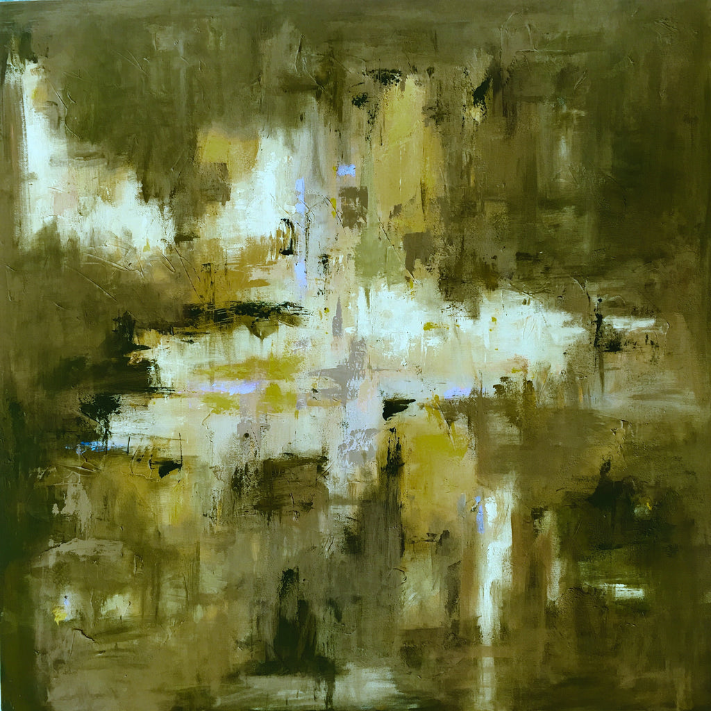 Deep Gold Hue painting Emma Bell - Christenberry Collection